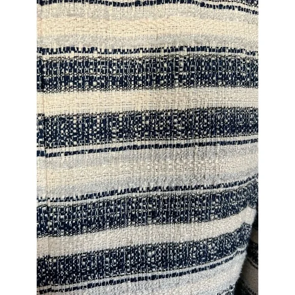 DKNY Tweed Striped Blazer Jacket 8 - Picture 13 of 16